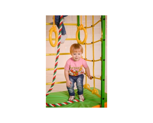 Детский спортивный комплекс для дома ''Олимпик-Грибок'' с сеткой